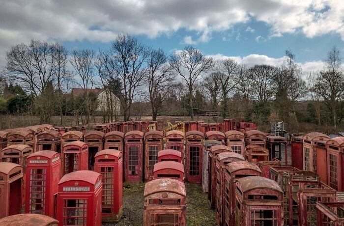 9. Cmentarzysko budek telefonicznych w Wielkiej Brytanii