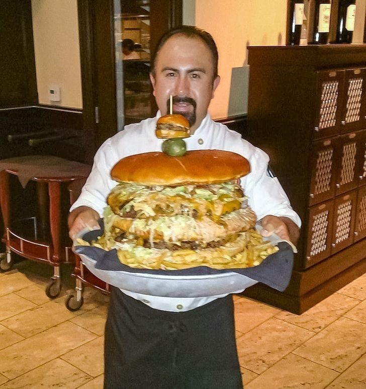 17. Gigantyczny burger