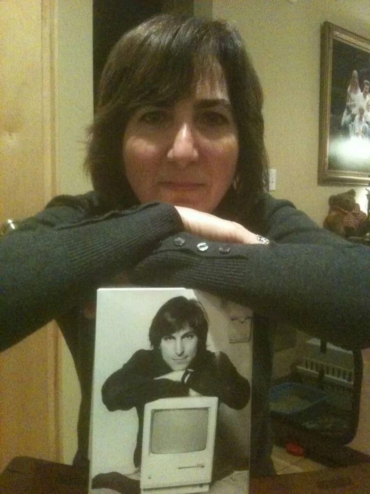 "Moja mama wygląda jak Steve Jobs."