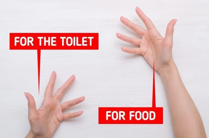 8. W Indonezji używa się lewej dłoni do toalety, a prawej do jedzenia.