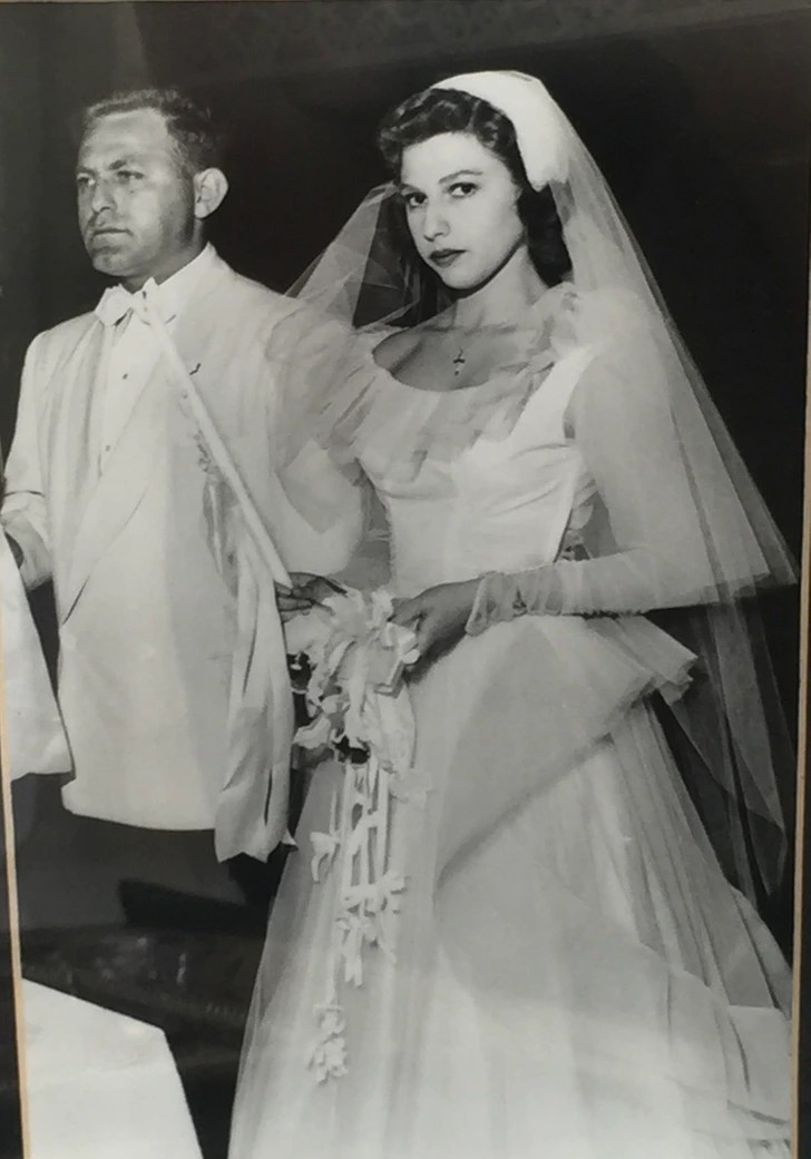 "Ślub moich dziadków, czerwiec 1950"
