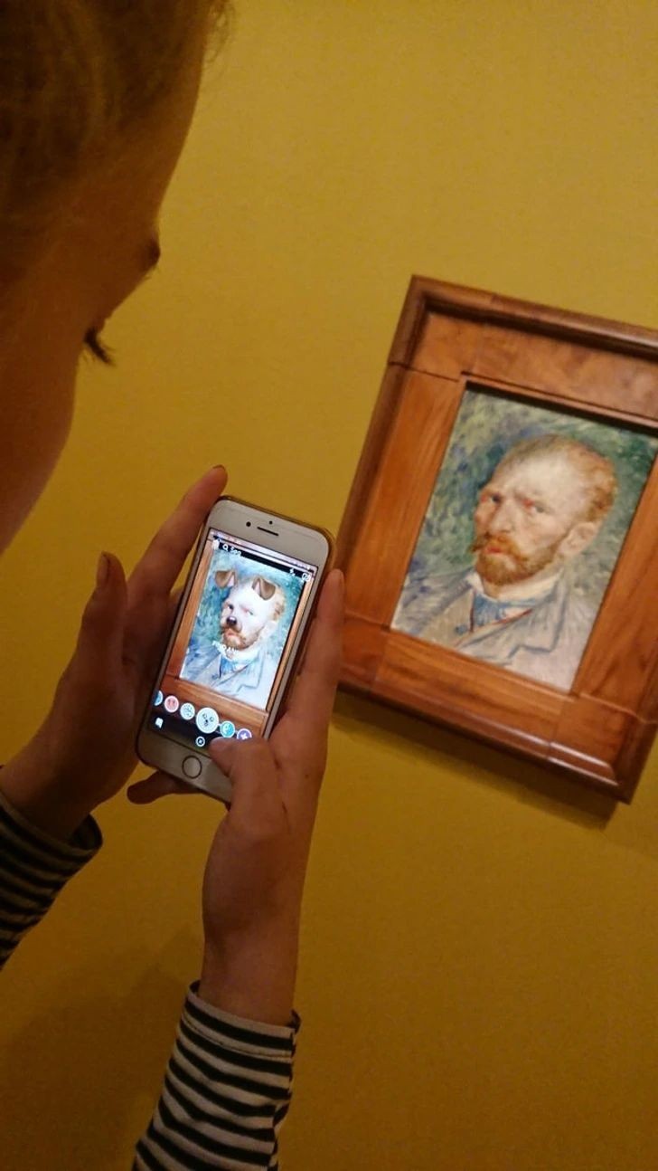 "Zabrałem córkę na wystawę Van Gogha."