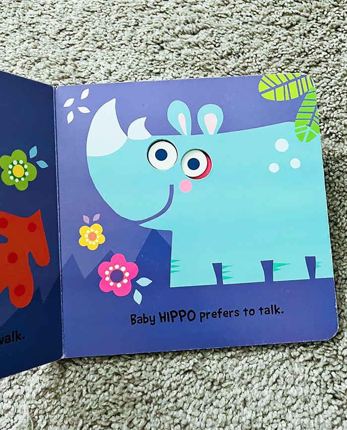 "Hipopotam w książeczce mojego dziecka jest nosorożcem."