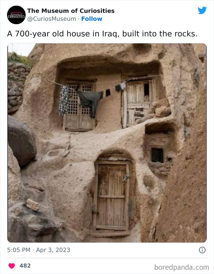 "700-letni dom w Iraku wybudowany w skale"