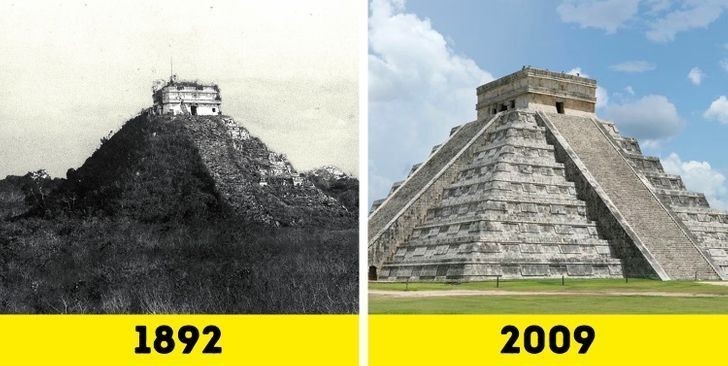 6. El Castillo w przeszłości i obecnie