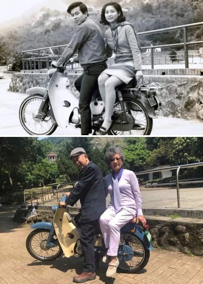 "1967-2018. Ten sam motocykl, ta sama para"
