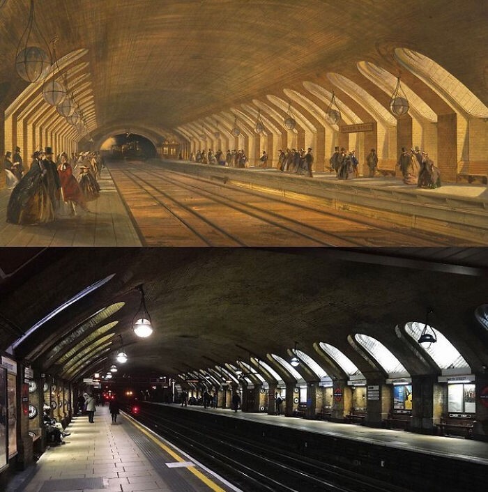 Najstarsza podziemna stacja na przestrzeni 157 lat. Baker Street, Wielka Brytania