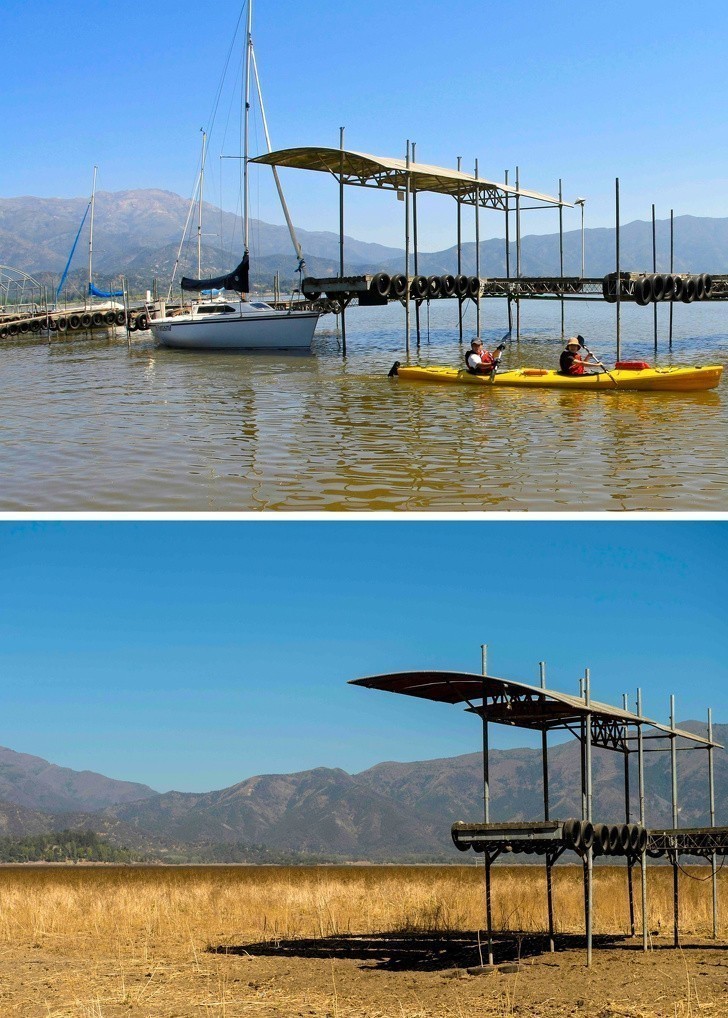 W ciągu 6 lat, jezioro Aculeo zniknęło, jak gdyby nigdy nie istniało.