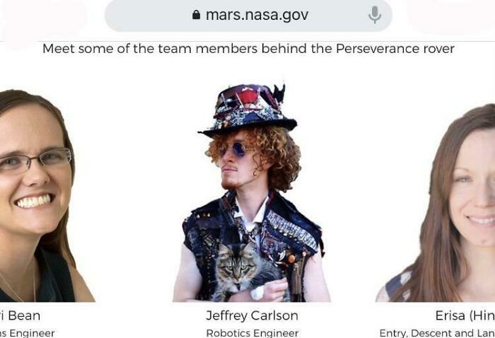 Członkowie zespołu Nasa "Mars 2020"