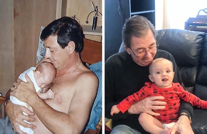 "32 lata temu mój tata trzymał mnie w ramionach. 20 dni przed jego śmiercią poznał moją córkę. Bardzo za nim tęsknię."