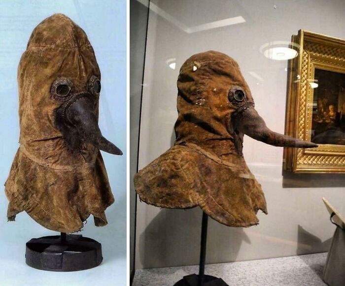 Maska doktora plagi z XVI wieku