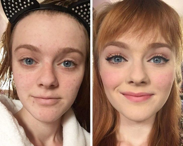 "Kupiłam niedawno sporo produktów do makijażu i chciałam je wypróbować."