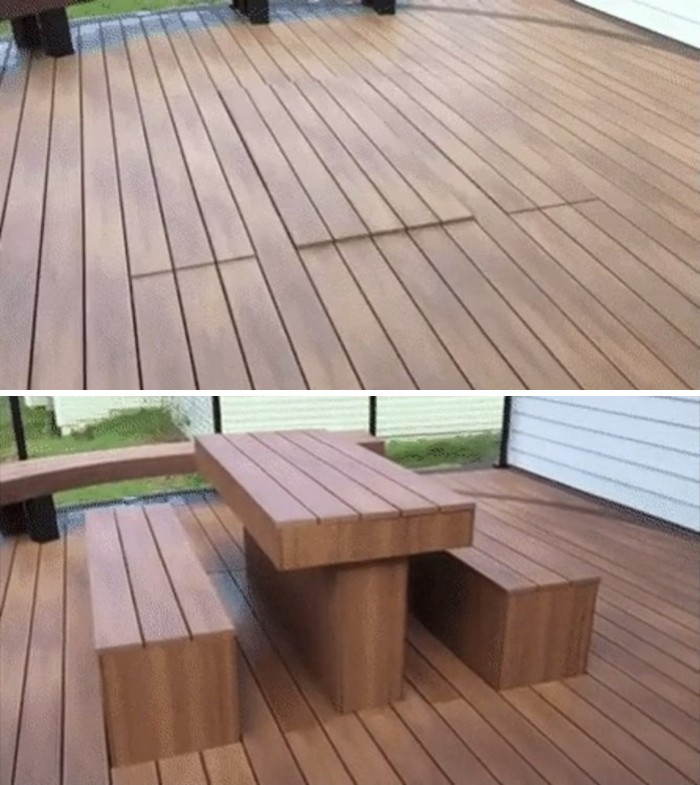 To stół i ławki