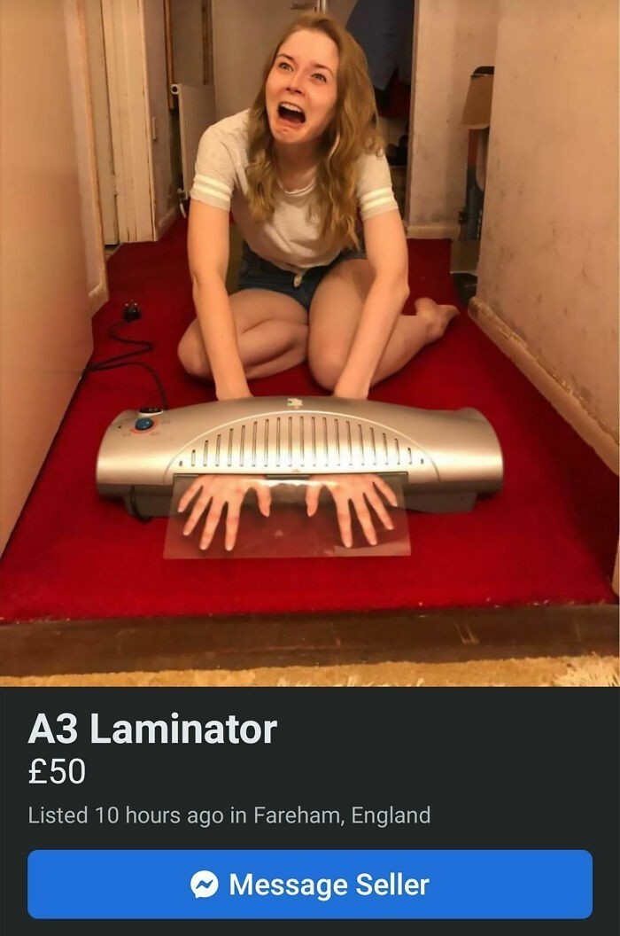 Tak się sprzedaje laminator.
