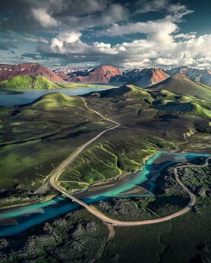 Zapierający dech w piersiach islandzki krajobraz