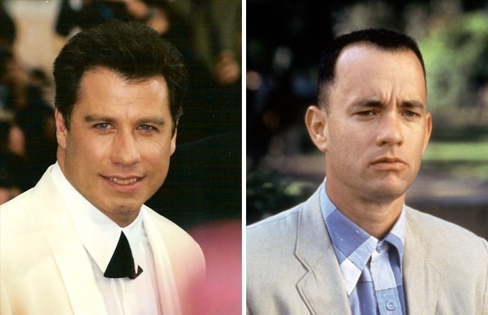 John Travolta vs Tom Hanks - "Forrest Gump"