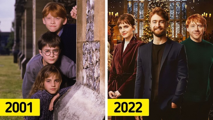 Emma Watson, Daniel Radcliffe, i Rupert Grint