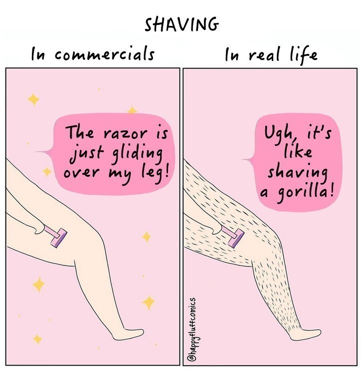 Golenie – reklamy vs prawdziwe życie