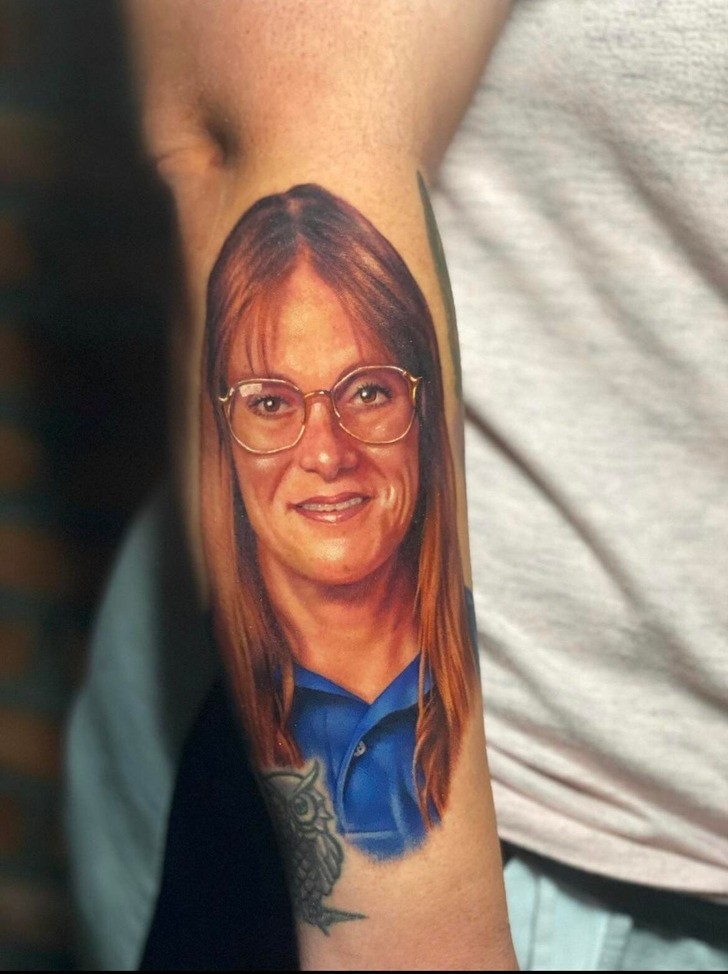 "Tatuaż upamiętniający moją Matkę"