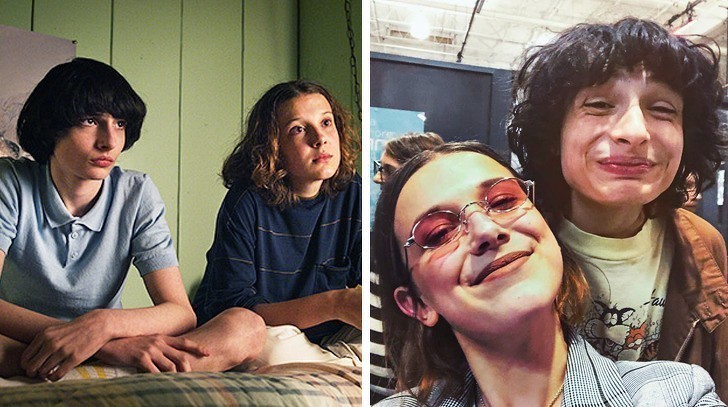 Eleven i Mike ze "Stranger Things"