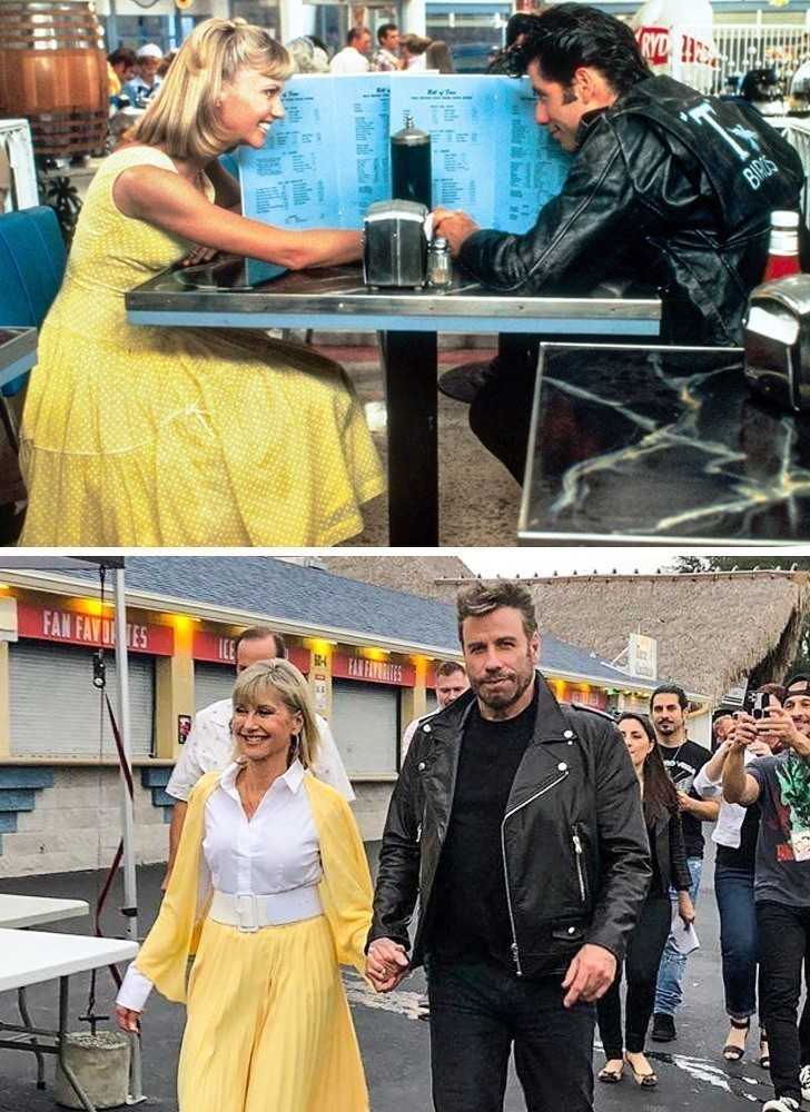 Sandy Olsson i Danny Zuko z "Grease"