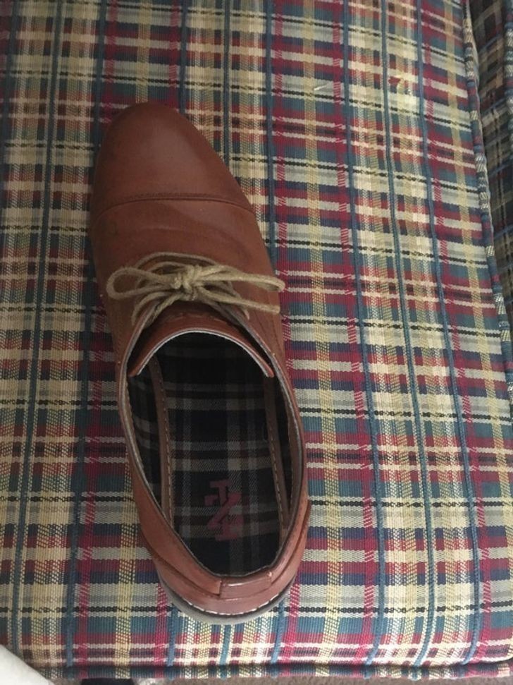 "Wkładki w moich butach i kanapa mojego znajomego mają niemal identyczny wzór."