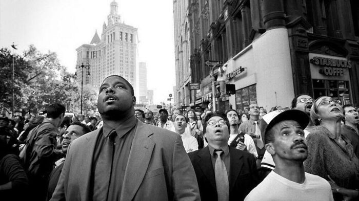 Świadkowie obserwujący zamach z 11 września 2001 roku