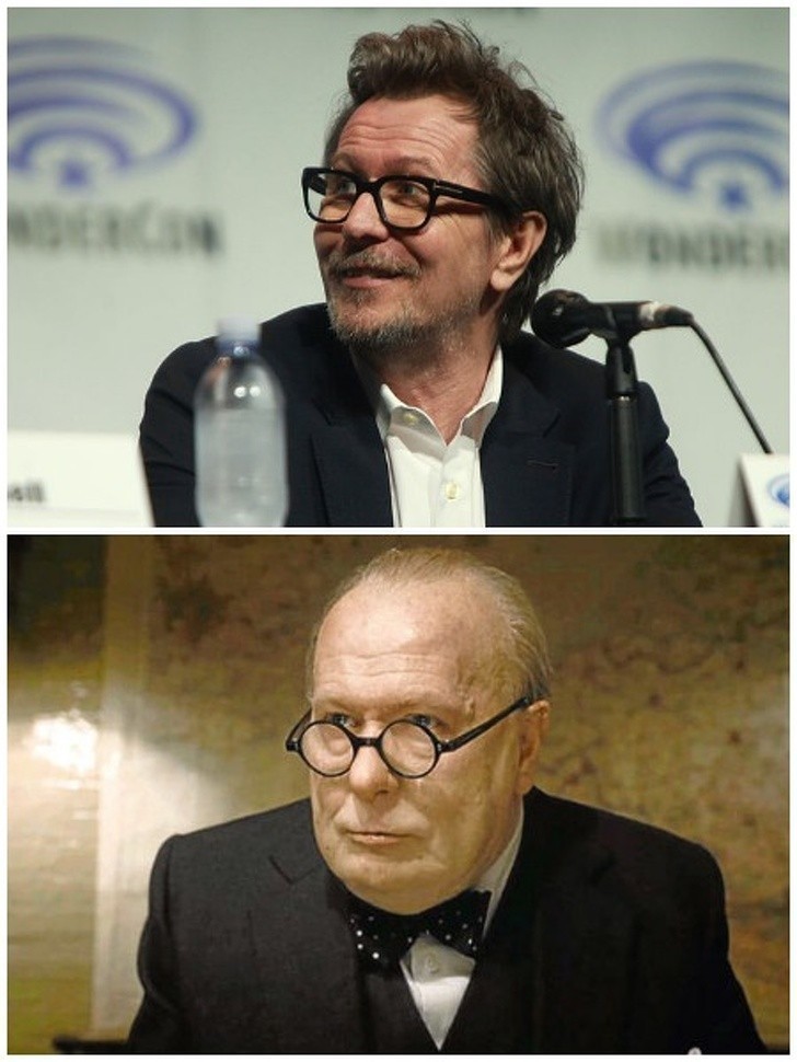 Gary Oldman jako Winston Churchill w "Czasie mroku"