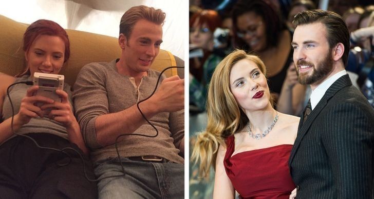 Scarlett Johansson i Chris Evans