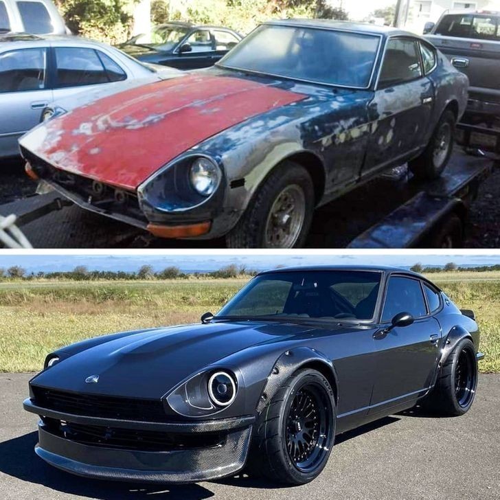 "Odnowiony Datsun 240z z 1972 roku"