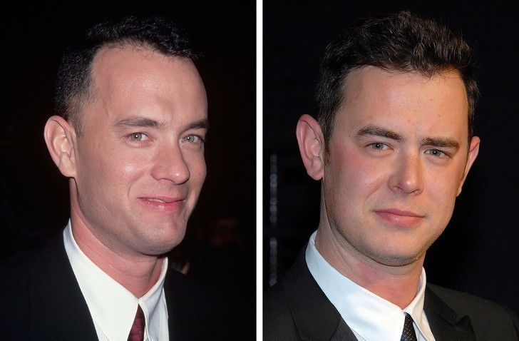 Tom Hanks i jego syn Colin Hanks, po 30