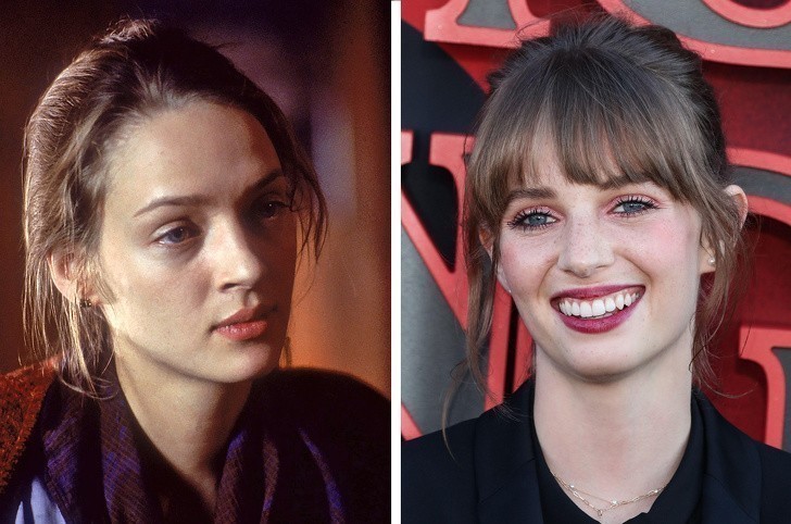 Uma Thurman i jej córka Maya Hawke, po 20