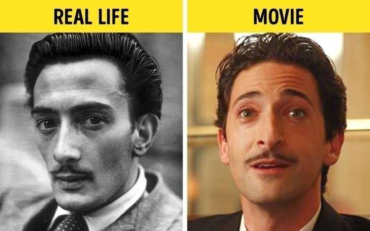 Adrien Brody jako Salvador Dali, "O północy w Paryżu"