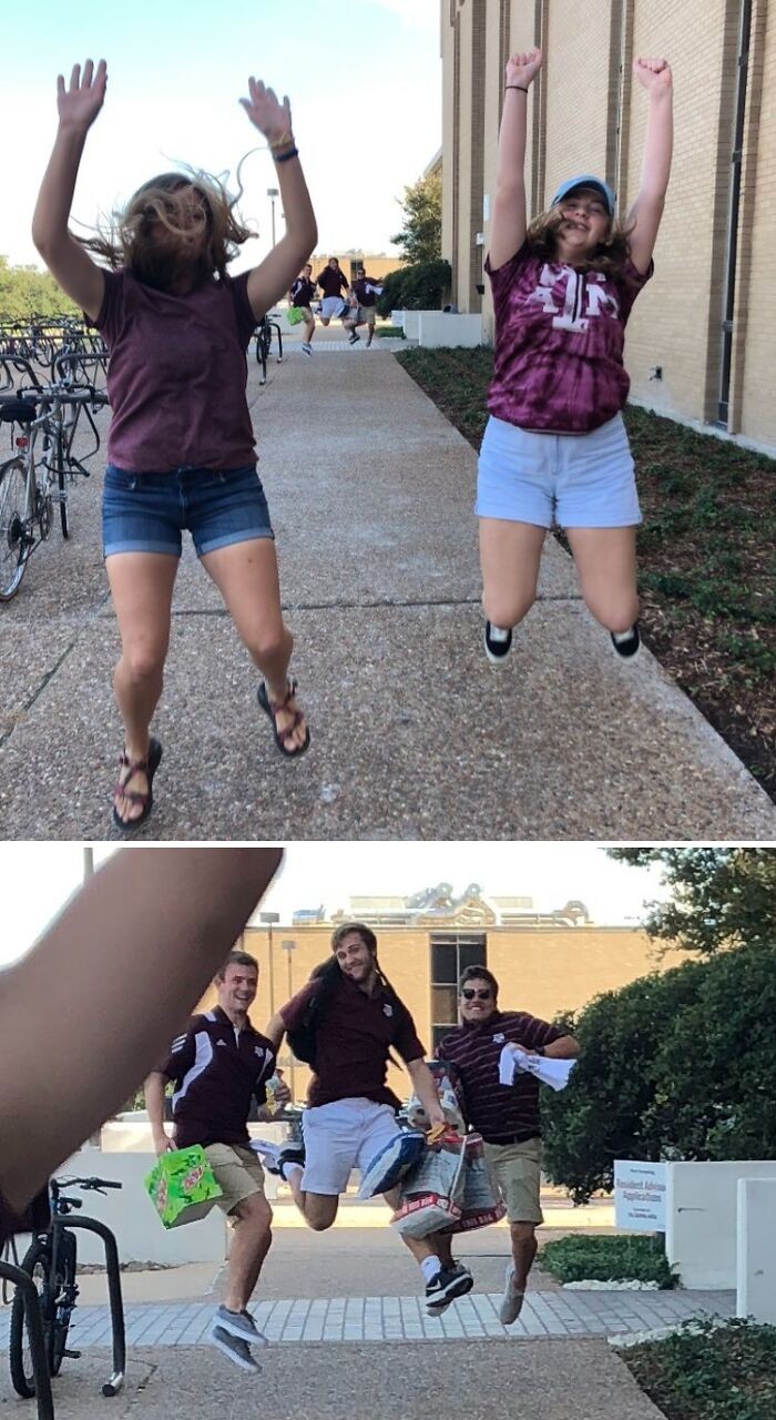 #3 Szacun dla gości, którzy idealnie wstrzelili się ze swoim skokiem