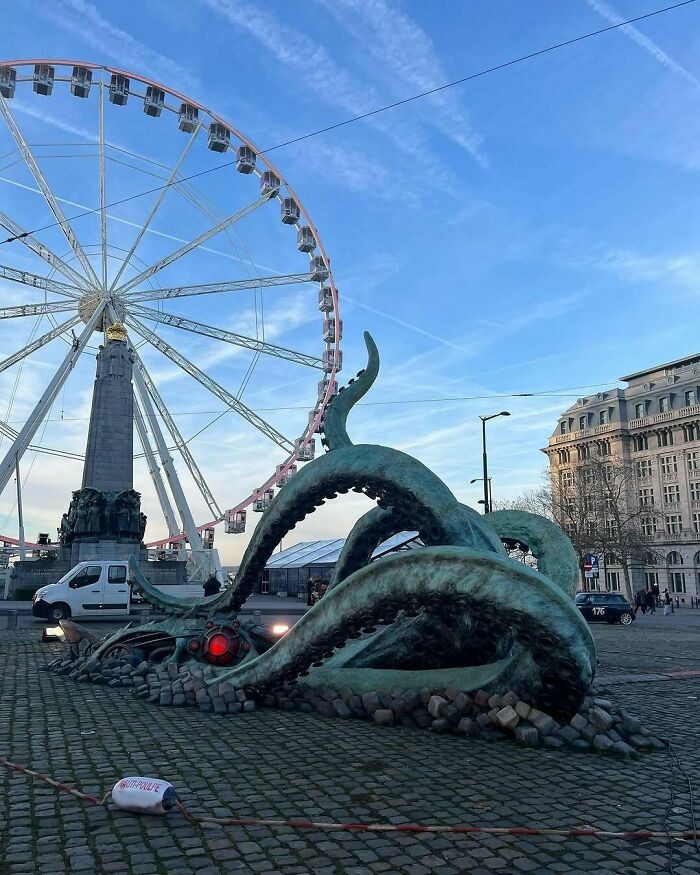 Ośmiornica pojawiła się tylko po to, żeby nikt nie czuł się tu normalnie.