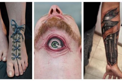 20 hiperrealistycznych dzieł sztuki! Trudno uwierzyć, że to tatuaże! 
