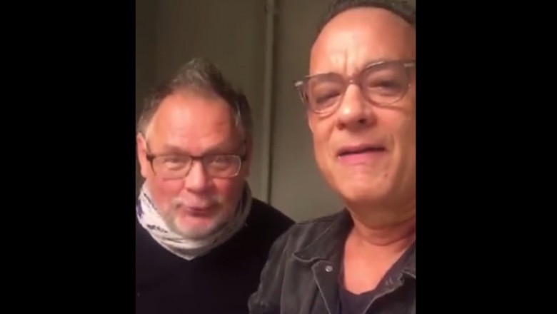 Była w szoku jak to zobaczyła! Tom Hanks śpiewa "Sto lat!" dziewczynie która podarowała mu Malucha!