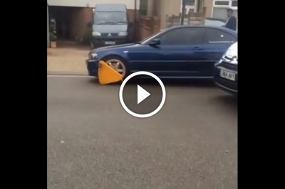 Dla tego gościa blokada na kole w BMW to nie problem! Szybki sposób na zniszczenie E46! 