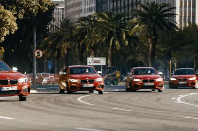 Driftmob z udziałem pięciu BMW M235i! Nic dziwnego, że zamknęli centrum miasta! 