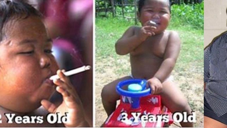 Gdy miał dwa lata palił 60 papierosów dziennie! 6 lat później chłopak wygląda zupełnie inaczej! 