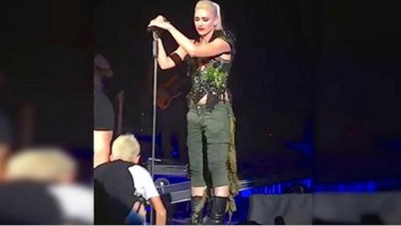 Gwen Stefani ujrzała na koncercie chłopca który był bity! Wtedy zaprosiła go na scenę i zrobiła coś pięknego!