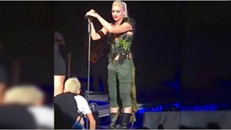 Gwen Stefani widzi na koncercie chłopca który był bity! Wtedy zaprasza go na scenę i robi coś pięknego!