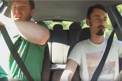 Jak to nie możesz się zatrzymać?! Nie ma to jak wkręcić kumpla, że hamulce się skończyły :D