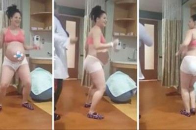 Jej poród bardzo się przeciągał więc postanowiła działać! To co zrobiła zaskoczyło nawet lekarzy! 