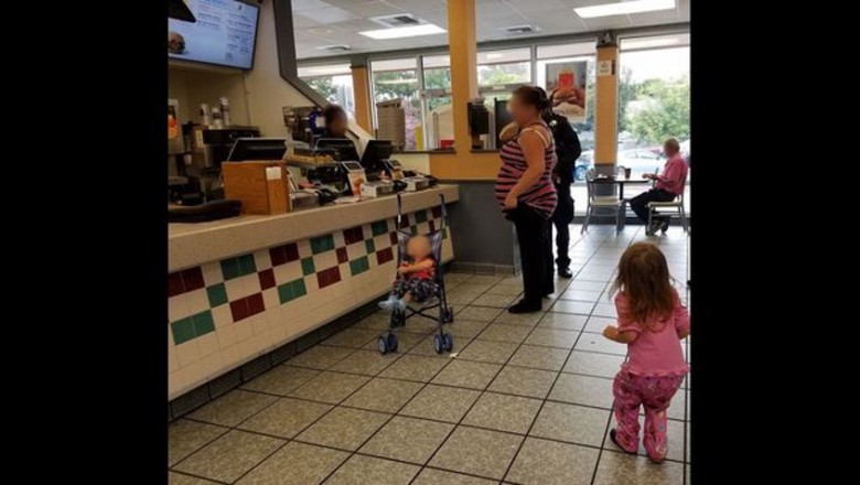 Klient w kolejce do McDonalda zauważa coś zaskakującego i szybko robi zdjęcie! Policjant i samotna matka...