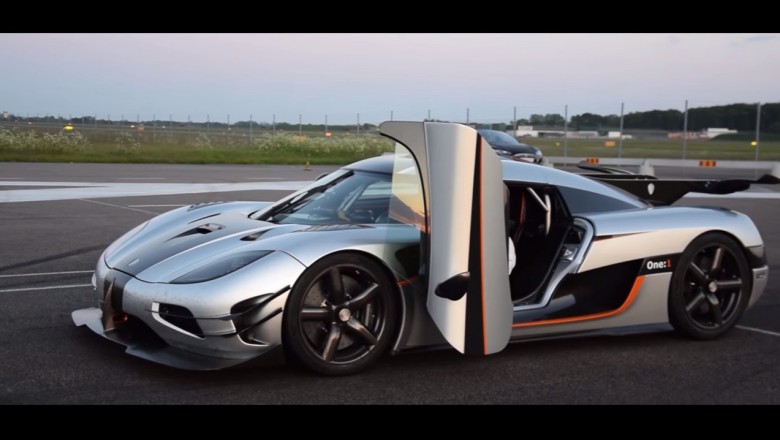 Koenigsegg One o mocy 1360 KM bije rekord przyspieszenia od 0-300km/h o prawie 4 sekundy!