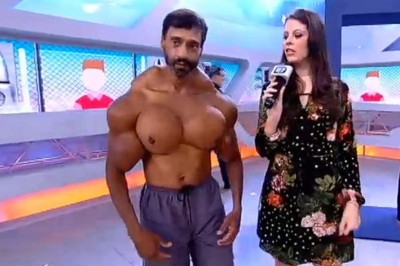 Koleś postanowił ekstremalnie rozbudować soje ciało. Efekt wyszedł żałosny! 