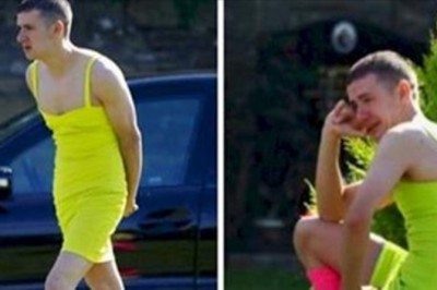 Na pogrzeb najlepszego przyjaciela ubrał jaskrawo żółtą sukienkę! Powód wstrząsnął wszystkimi!