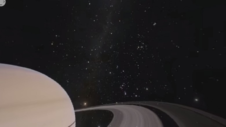 Niesamowite kosmiczne wideo w 360 stopniach. Film gdzie Ty obracasz kamerę. 