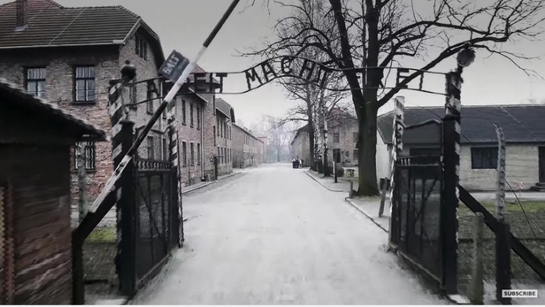 Niezwykłe  nagranie z drona lecącego nad Auschwitz! To co uchwyciła kamera przyprawia o dreszcze!